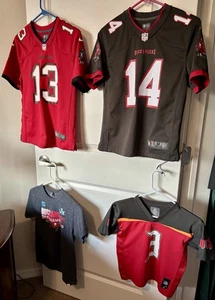 Tampa Bay Buccaneers NFL Nike Jerseys Godwin 14 Evan’s 13 Winston 3 NFC TShirt - Picture 1 of 11