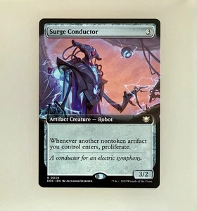MTG- Surge Conductor (Extended Art) Commander: Edge of Eternities Regular NM - Picture 1 of 2