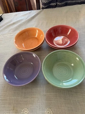 Metlox COLORSTAX 6-1/4” Cereal/Soup Bowls Set Of 7 - Image 1 of 4