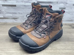 Red Wing 436 Size 10 EE Safety Toe Waterproof Extra Wide Leather Work Boots USA - Picture 1 of 14