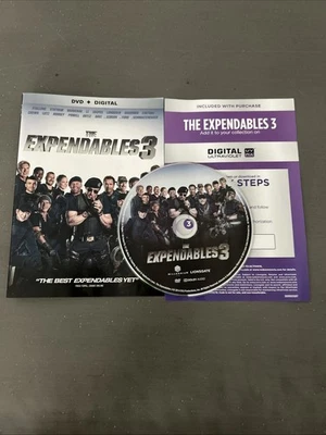 The Expendables 3 DVD with Digital Code Disc & Cover Only No Case Free Shipping - Image 1 of 2