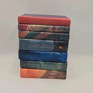 Harry Potter Complete Series 1-7 Book Set Lot Hardcover First American Edition - Bild 1 von 5