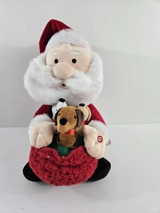 Peluche Gemmy Navidad Cachorros Papá Noel Canta Bailes Época Más Maravillosa del Año - Imagen 1 de 8