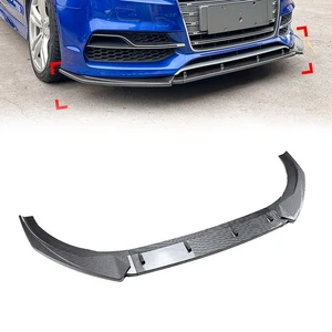 Front Bumper Spoiler Lip For Audi A3 S3 8V Pre-Facelift 2013-2016 - Bild 1 von 9