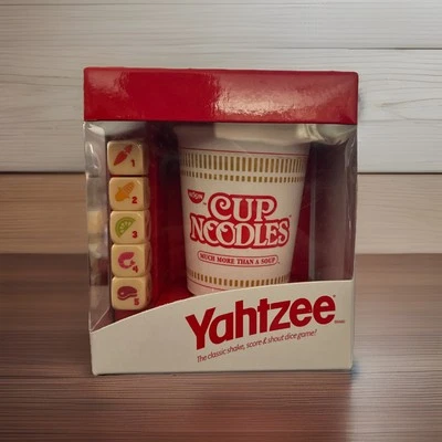 YAHTZEE Cup Noodles Dice Game Ramen Collectible Toy NEW! - Image 1 of 4