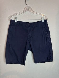 H&M Men's Navy Slim Fit Cotton Shorts - Picture 1 of 4