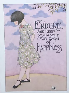 Mary Engelbreit Handmade Magnet-Endure - Picture 1 of 3