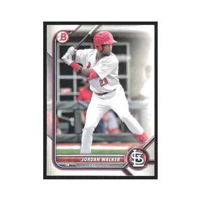 2022 Bowman Prospects Jordan Walker Cardinals #BP-20 - Image 1 of 3