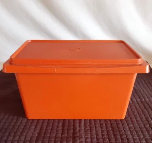 Tupperware Stow N Go Carry All Tote Orange - Picture 1 of 4