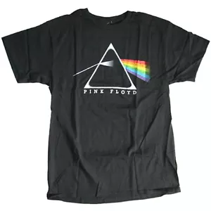 T-shirt nera uomo Pink Floyd Band logo prisma - nuova con etichetta - Foto 1 di 3