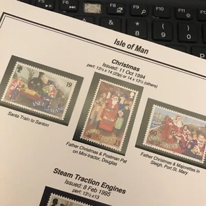 Isle of Man MINT MNH  Stamps 1994 Father Christmas at Christmas set 3 stamps. - Picture 1 of 3