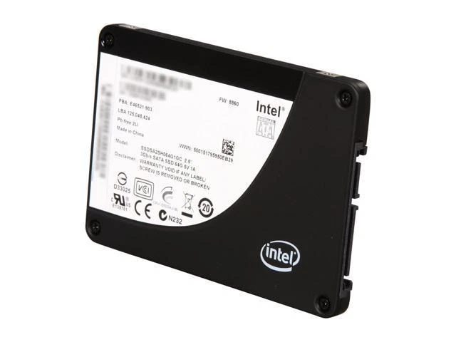 Intel SSDSA2SH064G101 X25-E 64Gb SATA-II 3Gbps 2.5" SLC 7mm Internal SSD *New* - Image 1 of 1
