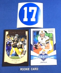 2018 JOSH ALLEN ROOKIES / 2er-Set / Quarterback, Buffalo Bills / + Aufkleber, Gutschein - Bild 1 von 4