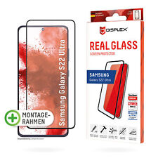 DISPLEX Real Glass 3D Samsung Galaxy S22 Ultra,Schutzfolie,Transparent,BRANDNEU