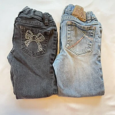Toddler Girl size 4 Jeans Bundle (2 pair) The Children’s Place, Jordache - Image 1 of 4