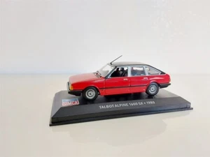 Talbot Alpine 1600 SX Rosso del 1980 - Simca Collection 1/43 - Foto 1 di 1
