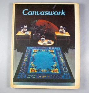 Canvaswork 1975 Hardcover Needlework Canvas Book Edited by Mary Harding - Picture 1 of 18