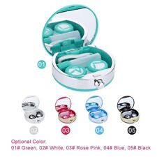 Mini Contact Lens Holder Eye Care Lenses Case Set Cute Lovely Travel Kit Box Dob