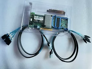 IBM M5110 8Port 6Gbps PCI-e SAS/SATA IT MODE FW:P20 LSI 9207-8I +2*SFF8087 SATA - Picture 1 of 3