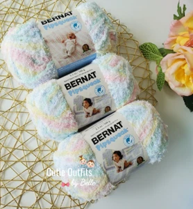 Bernat Pipsqueak Yarn, 3 SKEINS LOT Baby Baby Print, Bulky #5 Yarn - Picture 1 of 2