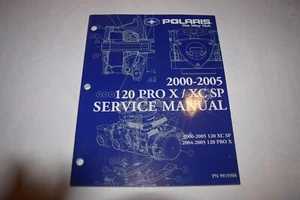 2000-2005 Service Manual Part # 9919306 for Polaris 120 Pro X/XC SP - Picture 1 of 9