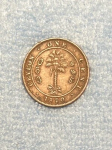 Ceylon - 1 Cent 1870 - Picture 1 of 2