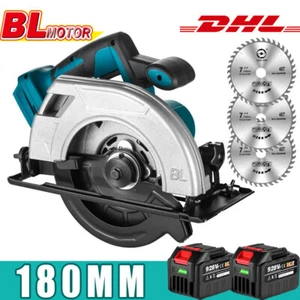 Für Makita Lithium Akku 180mm 7'' Handkreissäge Säge 18V Kreissäge Kabellos DHL - Bild 1 von 25