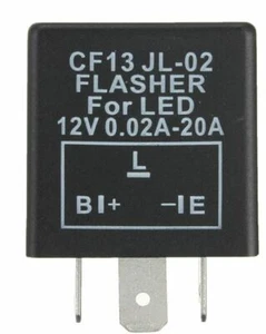 Universial 3 Pin Electronic 12V Flasher Relay CF13 - Imagen 1 de 3
