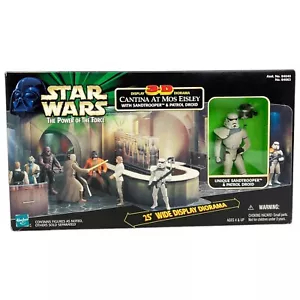 Star Wars Power of the Force Cantina Mos Eisley 3-D Diorama Playset 1998 Hasbro - Picture 1 of 6