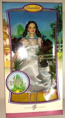 El Mago de Oz Dorothy Barbie Mascota Toto Etiqueta Rosa Muñeca Coleccionista K8682 2006 Foto 1 de 4