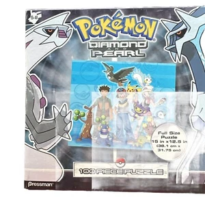 Pokémon Diamond Pearl 100 Piece Puzzle 15in X 12.5in 2007 - Picture 1 of 9