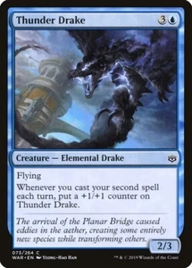 Thunder Drake (073) War of the Spark MTG Magic The Gathering - Picture 1 of 5