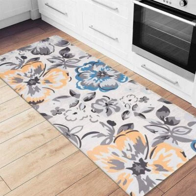 Modern Floral Anti Fatigue Standing Mat 18" X 47" C - Image 1 of 4