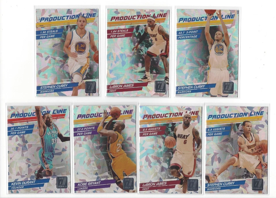 2010-11 Donruss Basketball Production Line Rack Pack Inserts - COMPLETE YOUR SET - Image 1 of 1