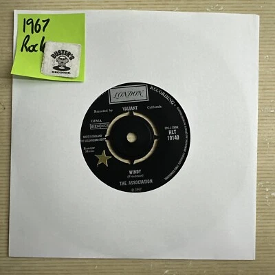 The Association - Windy 7” Vinyl Record Single VG+ - Image 1 of 4