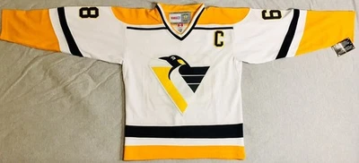 Jersey Jaromir Jagr Pittsburgh Penguins 1998 clásico local blanco Foto 1 de 4