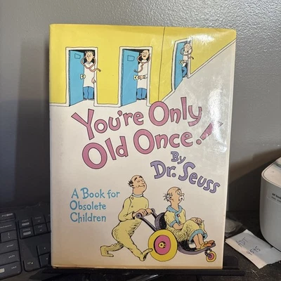 Vintage Dr. Guess You're Only Old Once! A Book for Obsolete Children 1986 Foto 1 de 4
