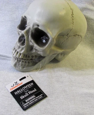 Cabeza de Calavera Halloween Horror Decoración Estatuilla de Terror Estatua Realista Nueva con Etiqueta Foto 1 de 4