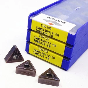 10pcs TNMG160412-EM YBG205 TNMG333-EM Original ZCC.CT CNC blade carbide inserts - Picture 1 of 3