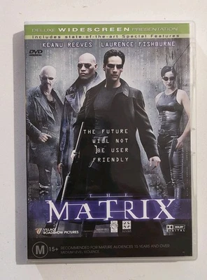 The Matrix DVD Region 4 GC Sci-Fi Action Keanu Reeves Free Postage  - image 1 of 4