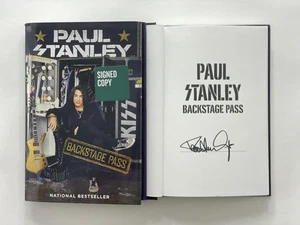PAUL STANLEY SIGNED AUTOGRAPH "BACKSTAGE PASS" BOOK - KISS ICON, THE STARCHILD - Picture 1 of 1