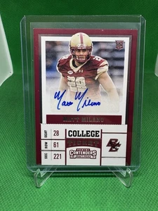 Boleto universitario automático Matt Milano RC 2017 Panini Contenders - Imagen 1 de 2
