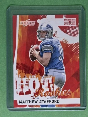 2009 Score - Hot Rookies #19 Matthew Stafford (RC) 11/100 - Image 1 of 2