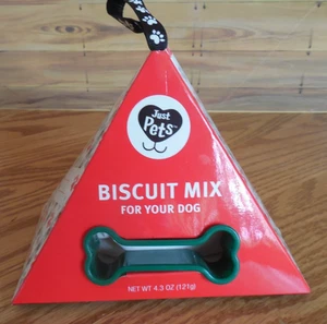 NEW Bay Island Just Pets "Biscuit Mix For Your Dog" with Cookie Cutter - Picture 1 of 3