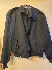 Used Black Bomber Military Jacket Neptune Thinsulate Size: Small DP-10026 NICE!! - Picture 1 of 4
