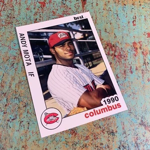 Andy Mota 1990 Best Columbus Mudcats - Picture 1 of 2