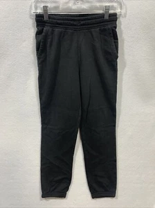 Old Navy Boys Joggers Pockets Black Pants Size Large (10-12) - Picture 1 of 5