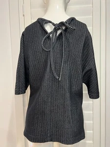 COUNTRY ROAD XXS Smock Top Corporate Casual Holiday Fits size 6-10 Navy Blue - Picture 1 of 8
