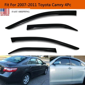 Fits for Toyota Camry 07-11 Acrylic Window Visor Vent Shade Rain Deflector Guard - Imagen 1 de 12