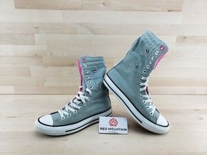 converse gris mujer rosa